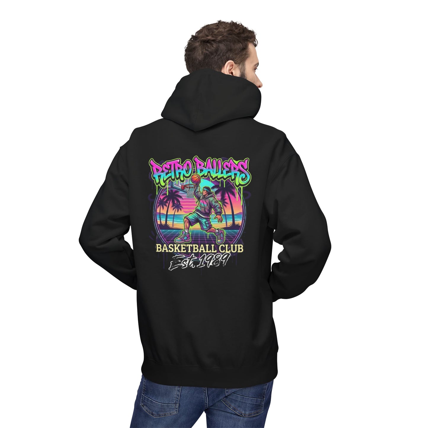 Retro Ballers Basketball Club Hoodie