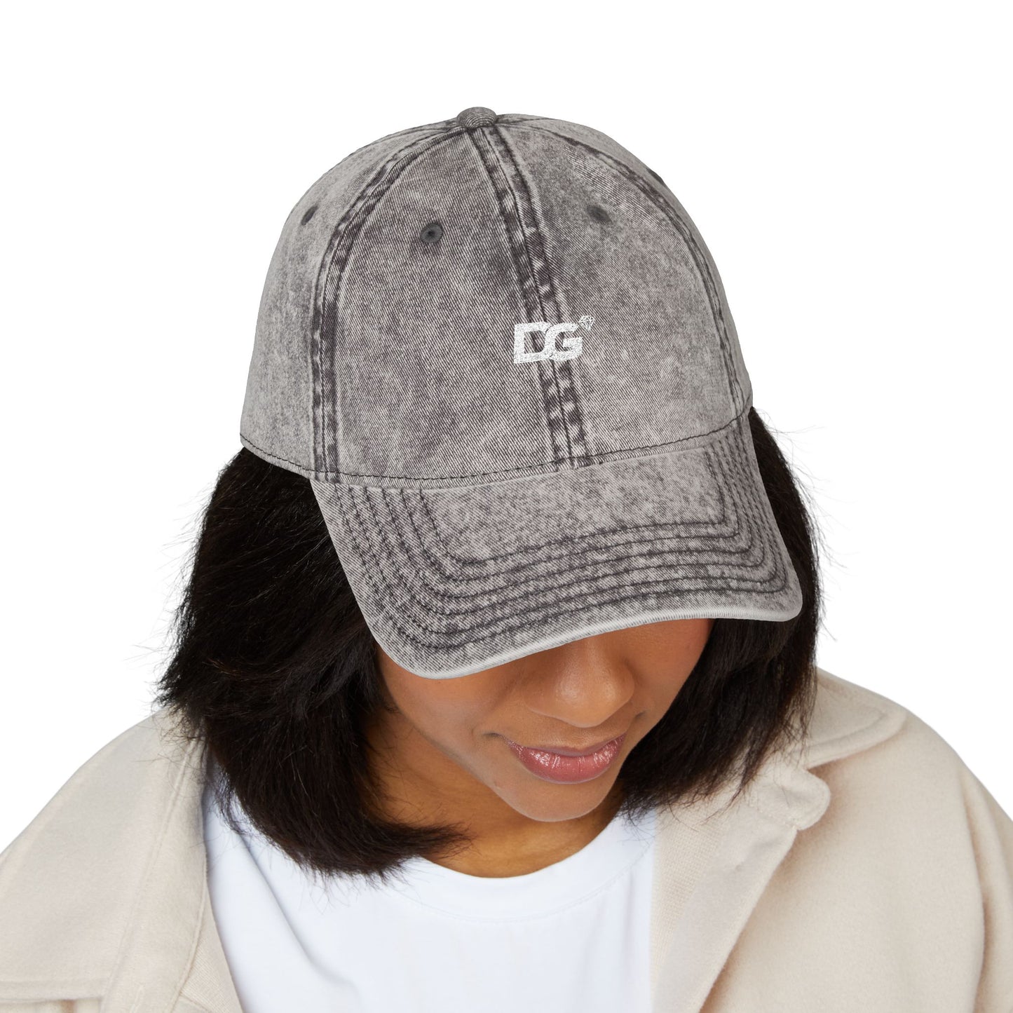 Vintage Washed Embroidered Cap