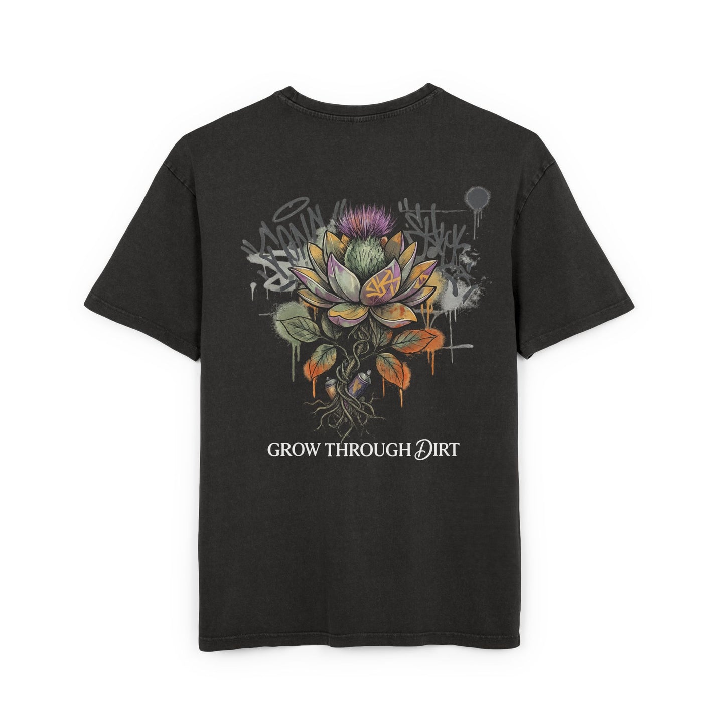 Grow Through Dirt Acid Wash Tee