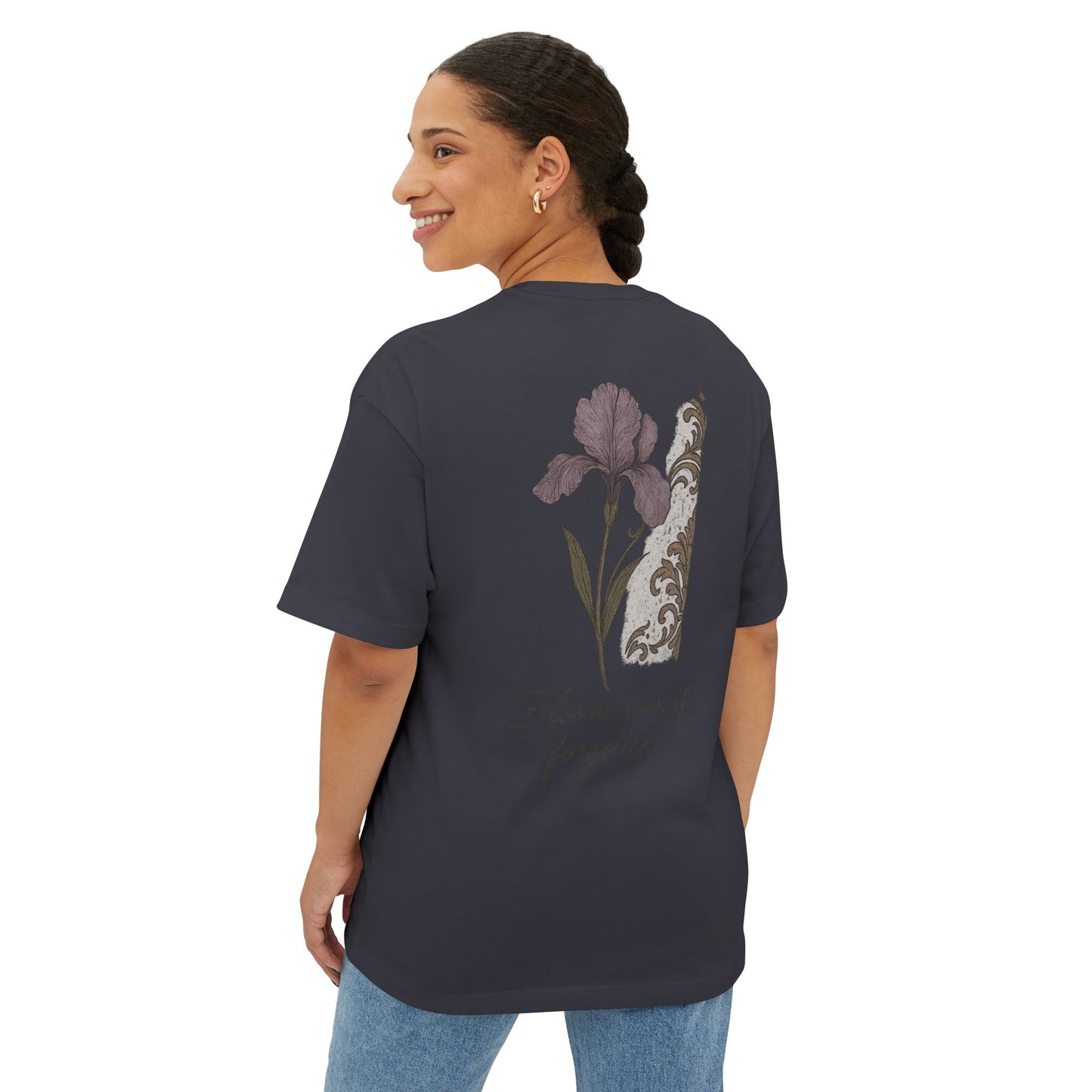 Blooming Oversized Tee | Unisex T-Shirt, Floral Graphic Tee, Inspirational Shirt, Comfortable Wear, Gift Idea