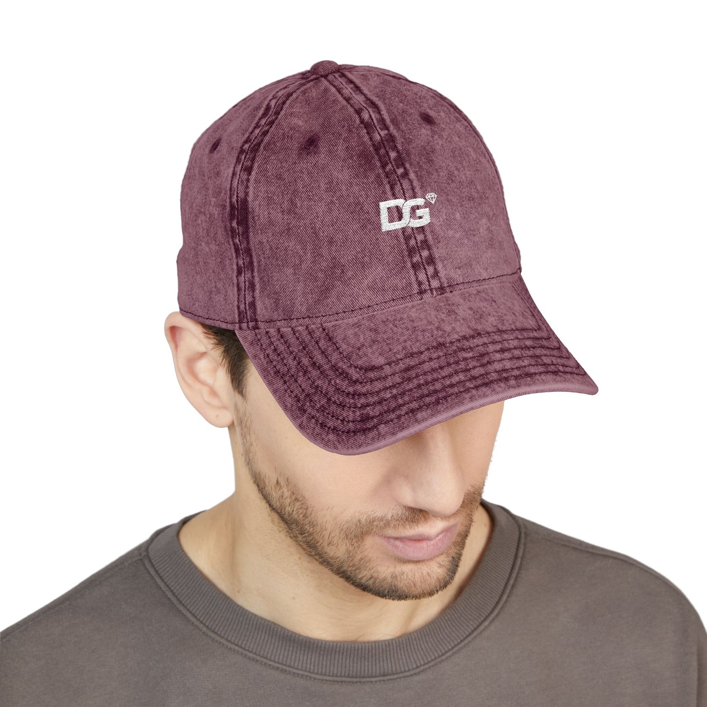 Vintage Washed Embroidered Cap