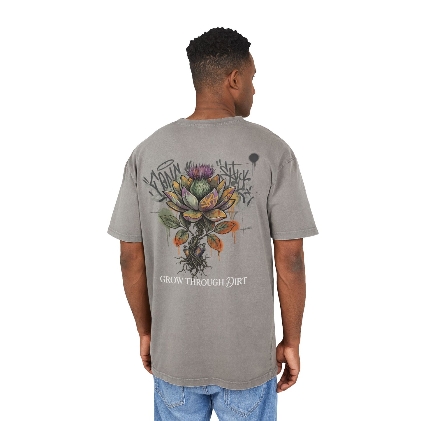 Grow Through Dirt Acid Wash Tee