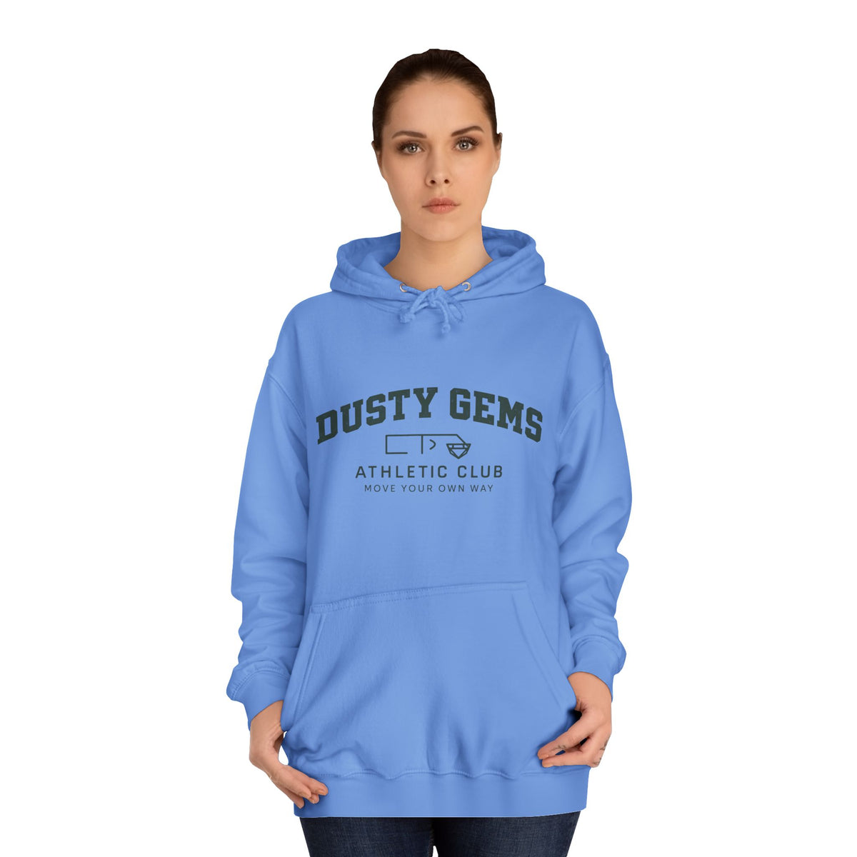 Dusty Gems College Hoodie – Move your own way