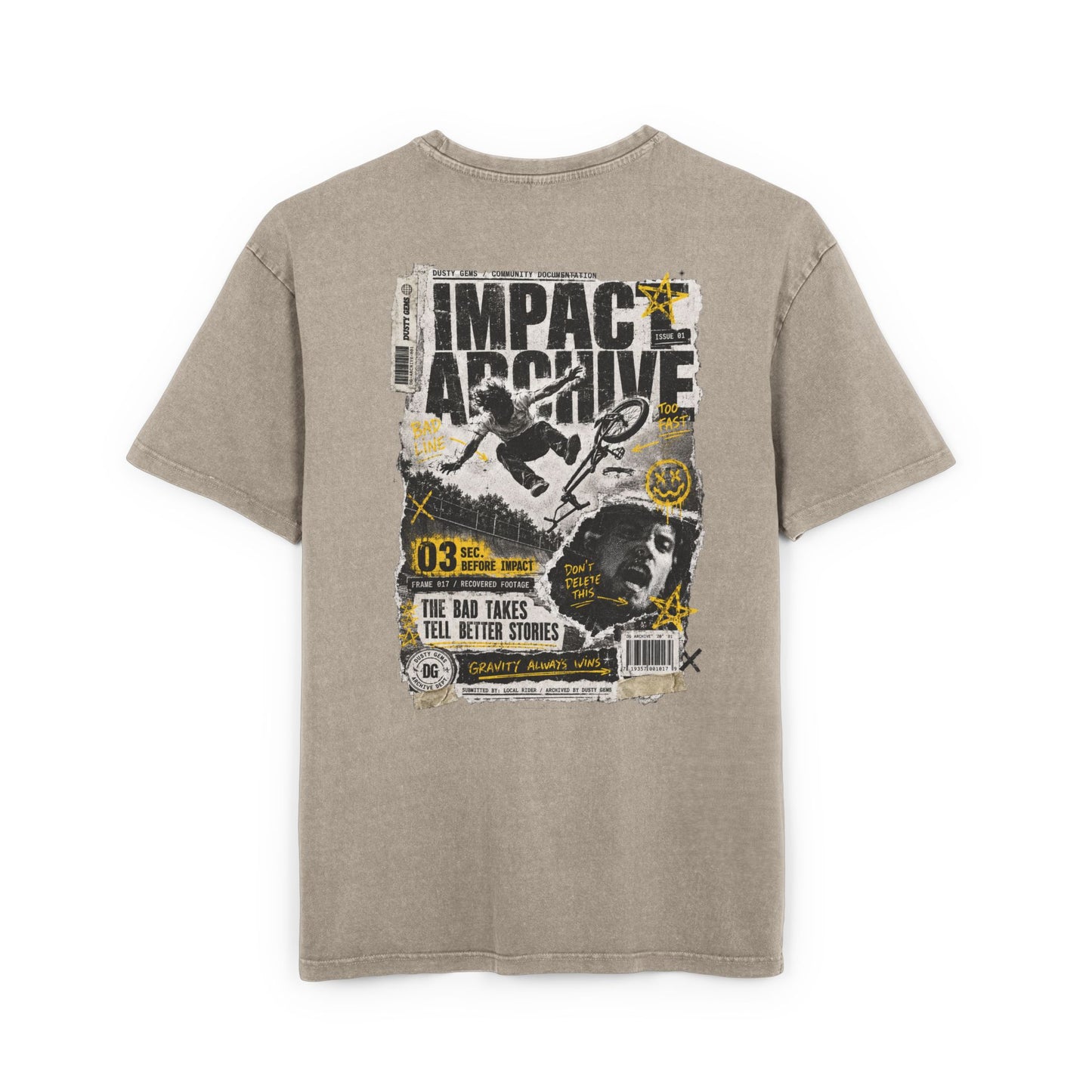 Acid Wash Oversize Tee - 'Impact Archive'