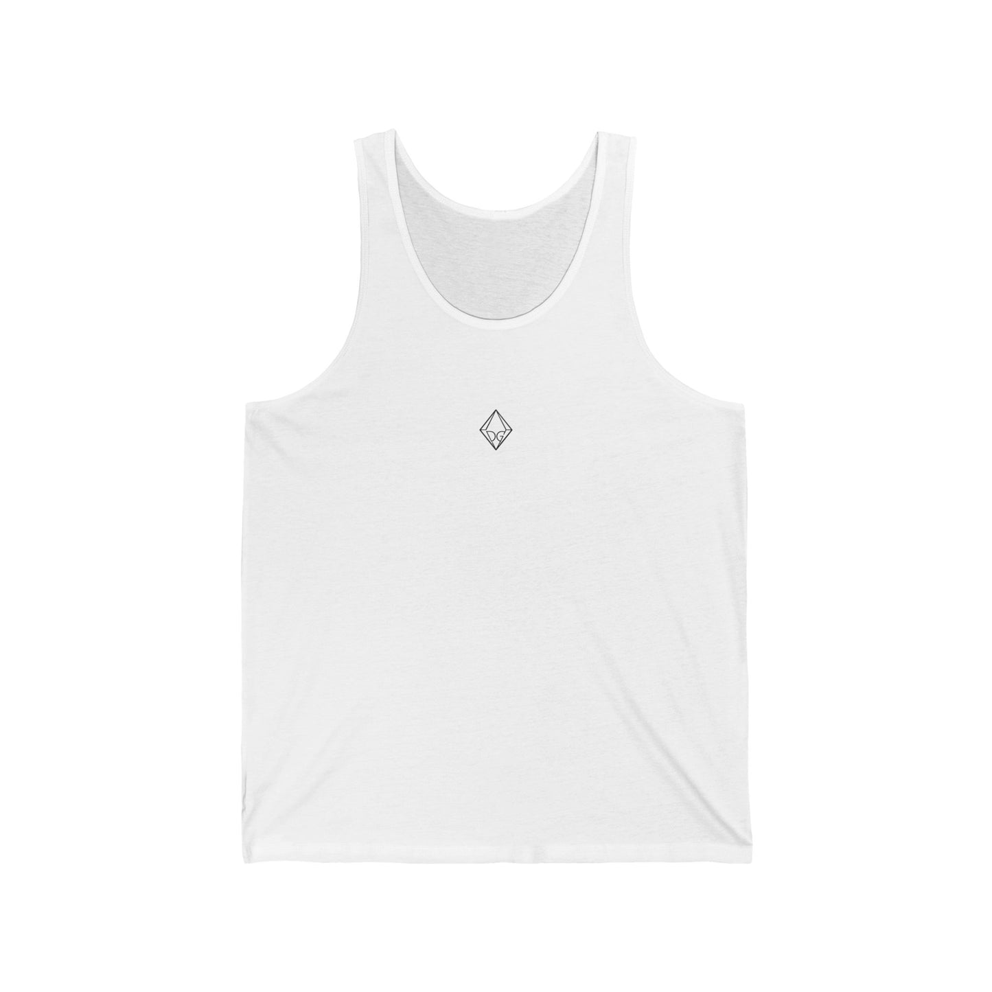 Digital Reliquary Tank Top — Retro Statue Graphic Aesthetic