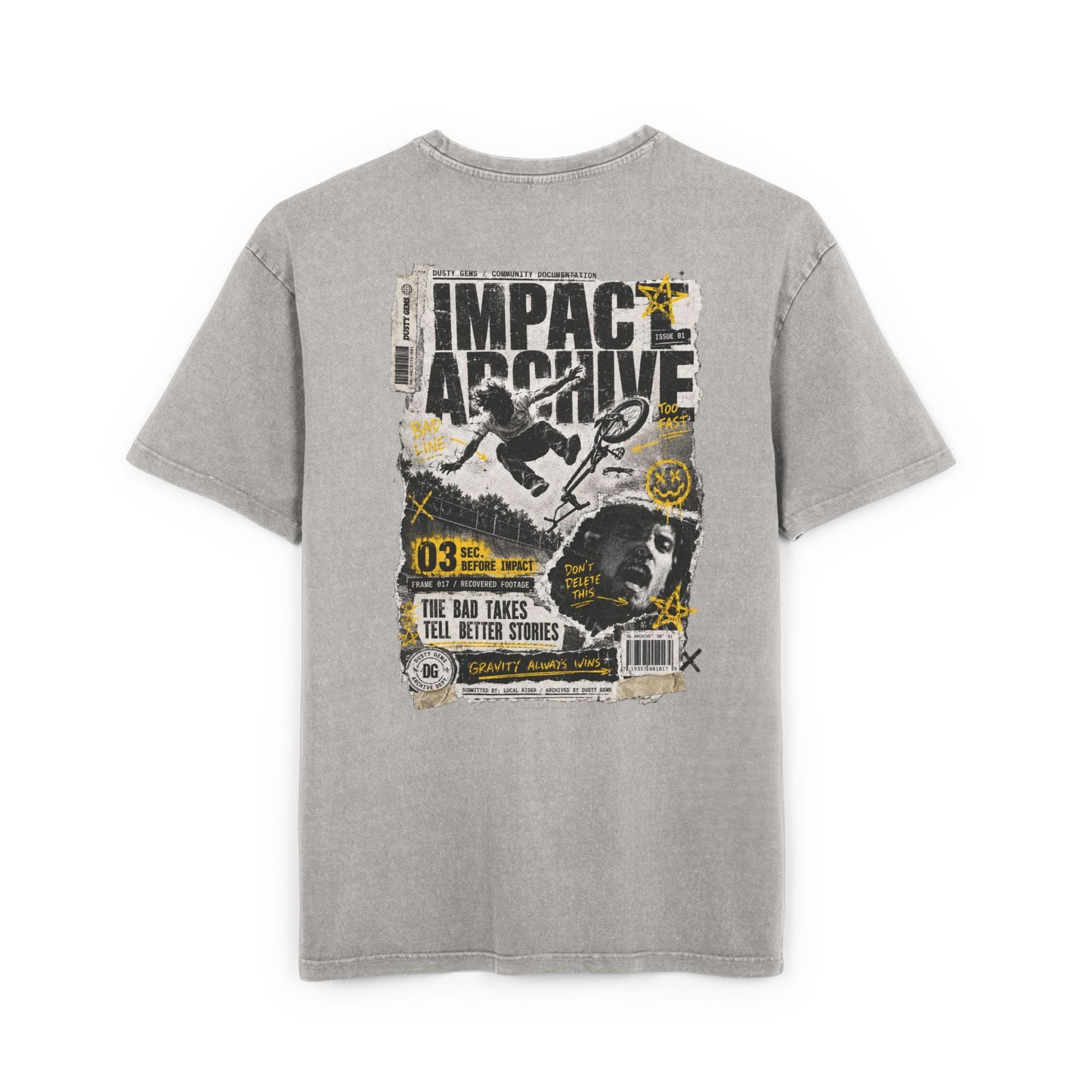 Acid Wash Oversize Tee - 'Impact Archive'