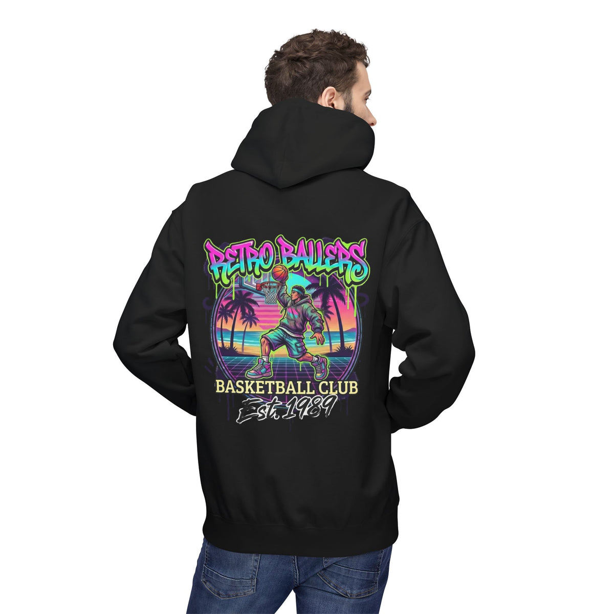 Retro Ballers Basketball Hoodie