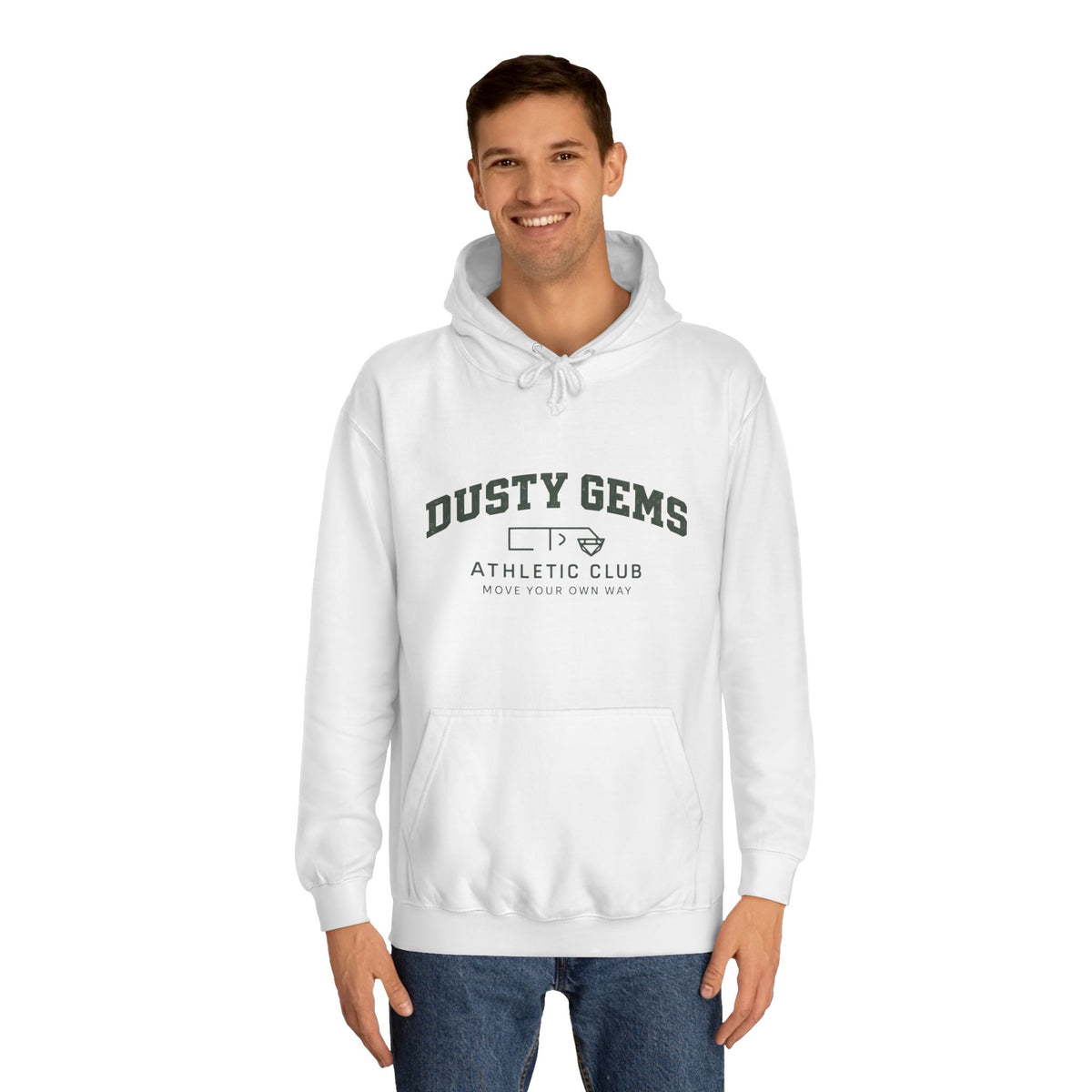 Dusty Gems College Hoodie – Move your own way