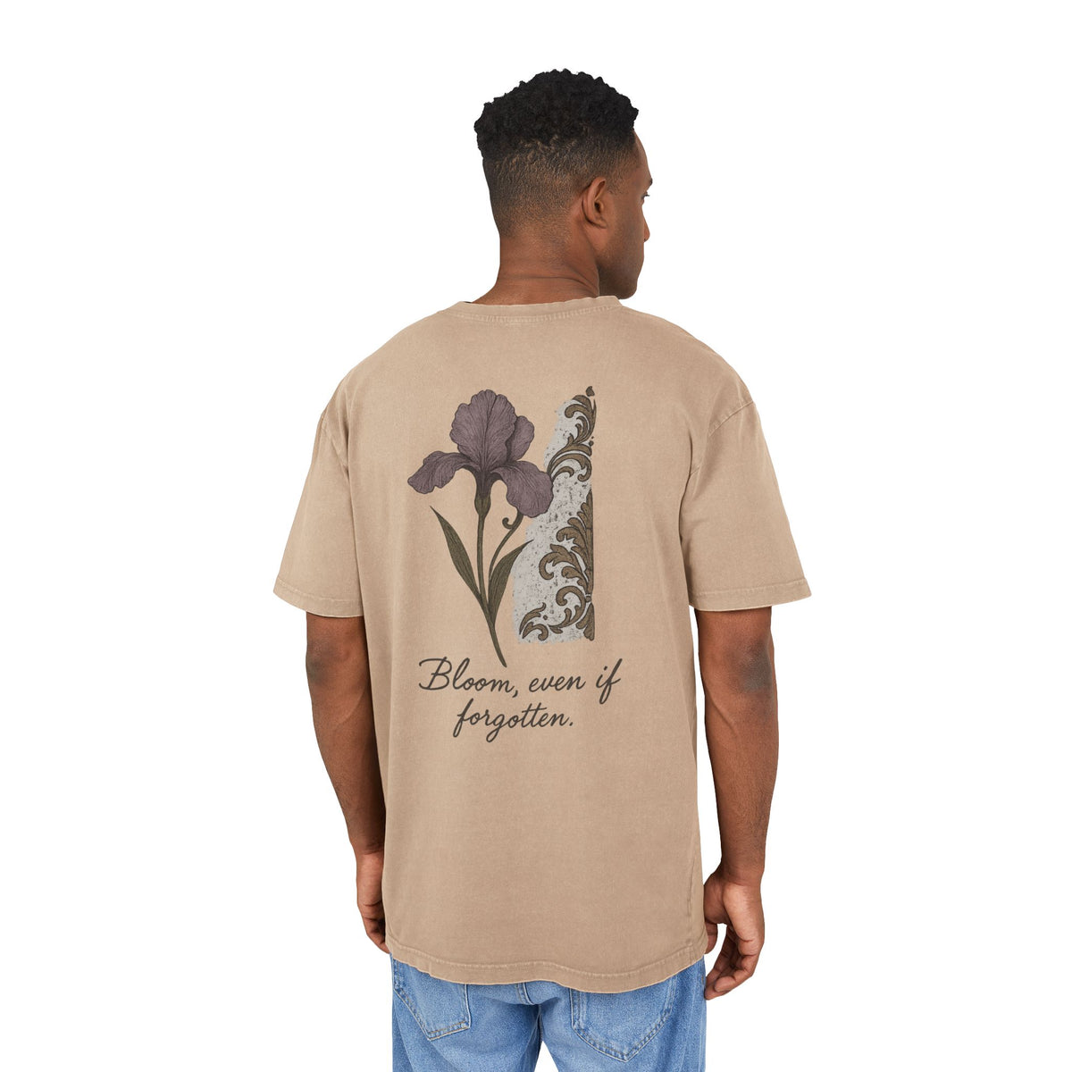 Blooming Oversized Tee | Unisex T-Shirt, Floral Graphic Tee, Inspirational Shirt, Comfortable Wear, Gift Idea