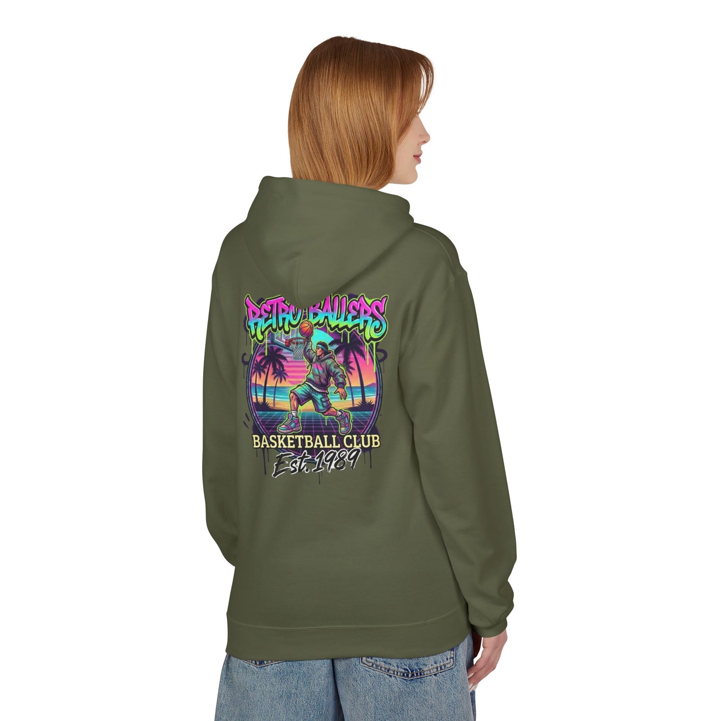 Retro Ballers Basketball Club Hoodie