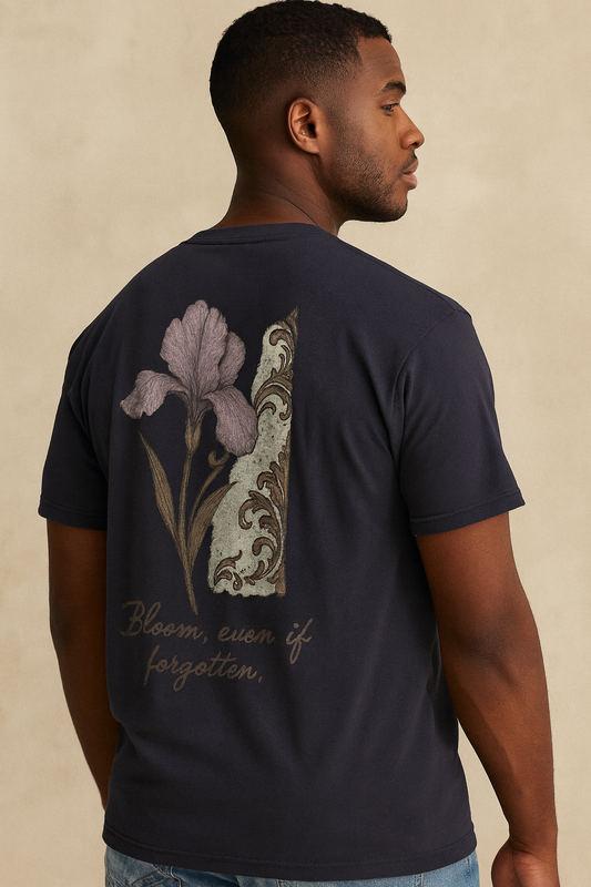 Blooming Oversized Tee | Unisex T-Shirt, Floral Graphic Tee, Inspirational Shirt, Comfortable Wear, Gift Idea