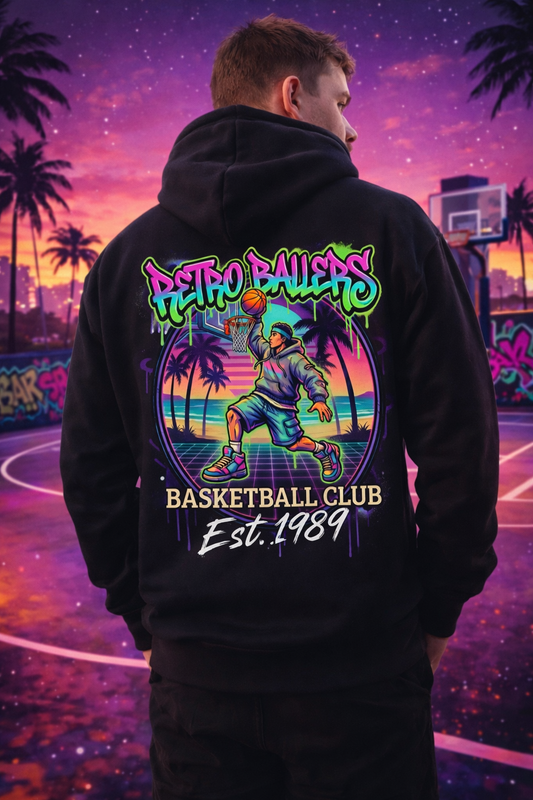 Retro Ballers Basketball Club Hoodie