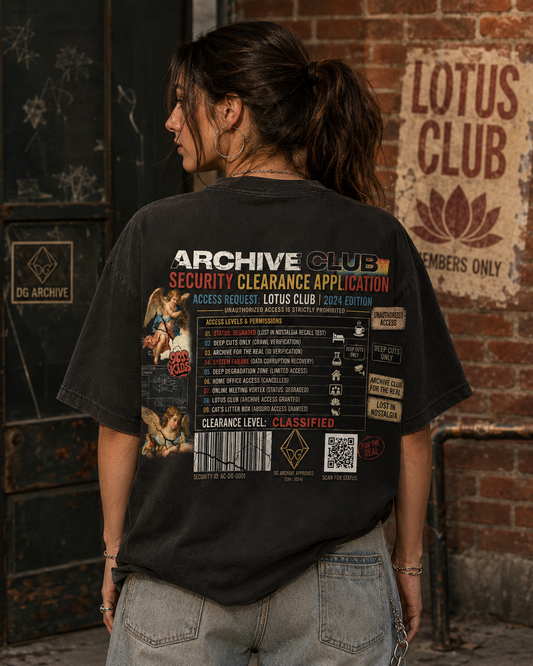 Archive Club Vintage Clearance Graphic Tee