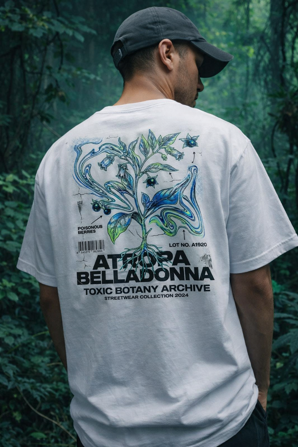 Atropa Belladonna Botanical Oversize Tee