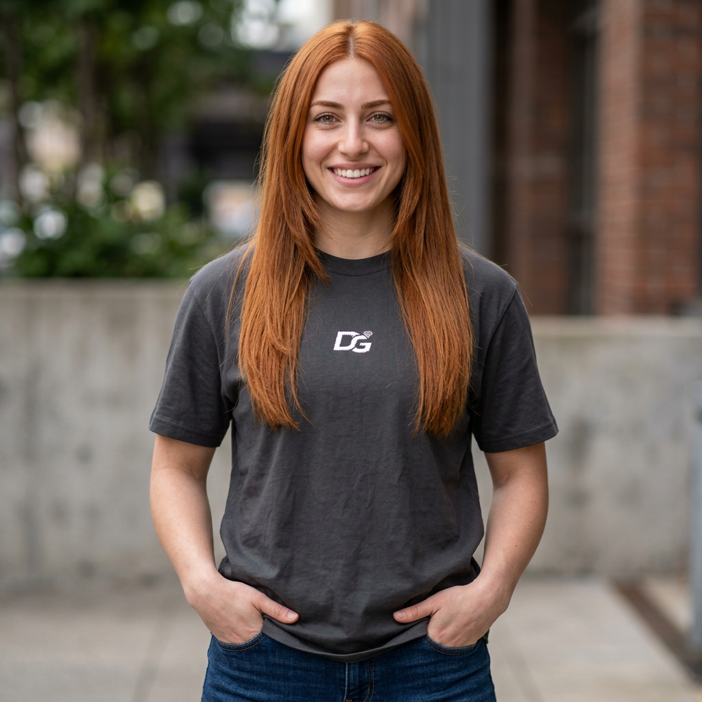DG Logo Embroidered T-Shirt — Minimalist Streetwear