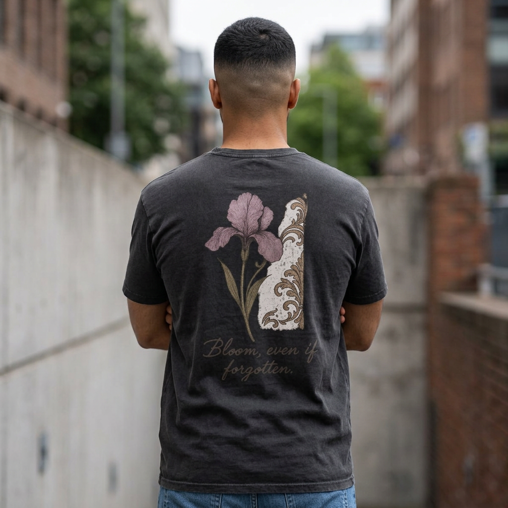 Blooming Oversized Tee | Unisex T-Shirt, Floral Graphic Tee, Inspirational Shirt, Comfortable Wear, Gift Idea