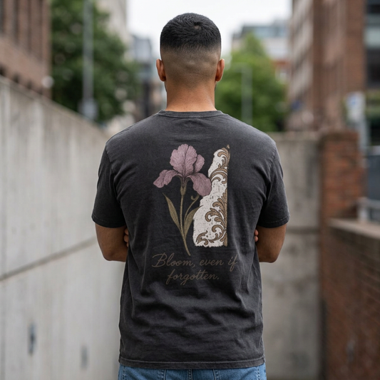 Blooming Oversized Tee | Unisex T-Shirt, Floral Graphic Tee, Inspirational Shirt, Comfortable Wear, Gift Idea