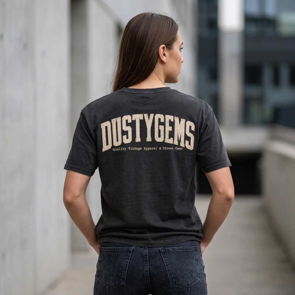 Dustygems - Acid-Washed Oversize Tee