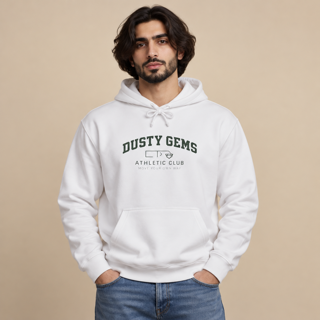 Dusty Gems College Hoodie – Move your own way