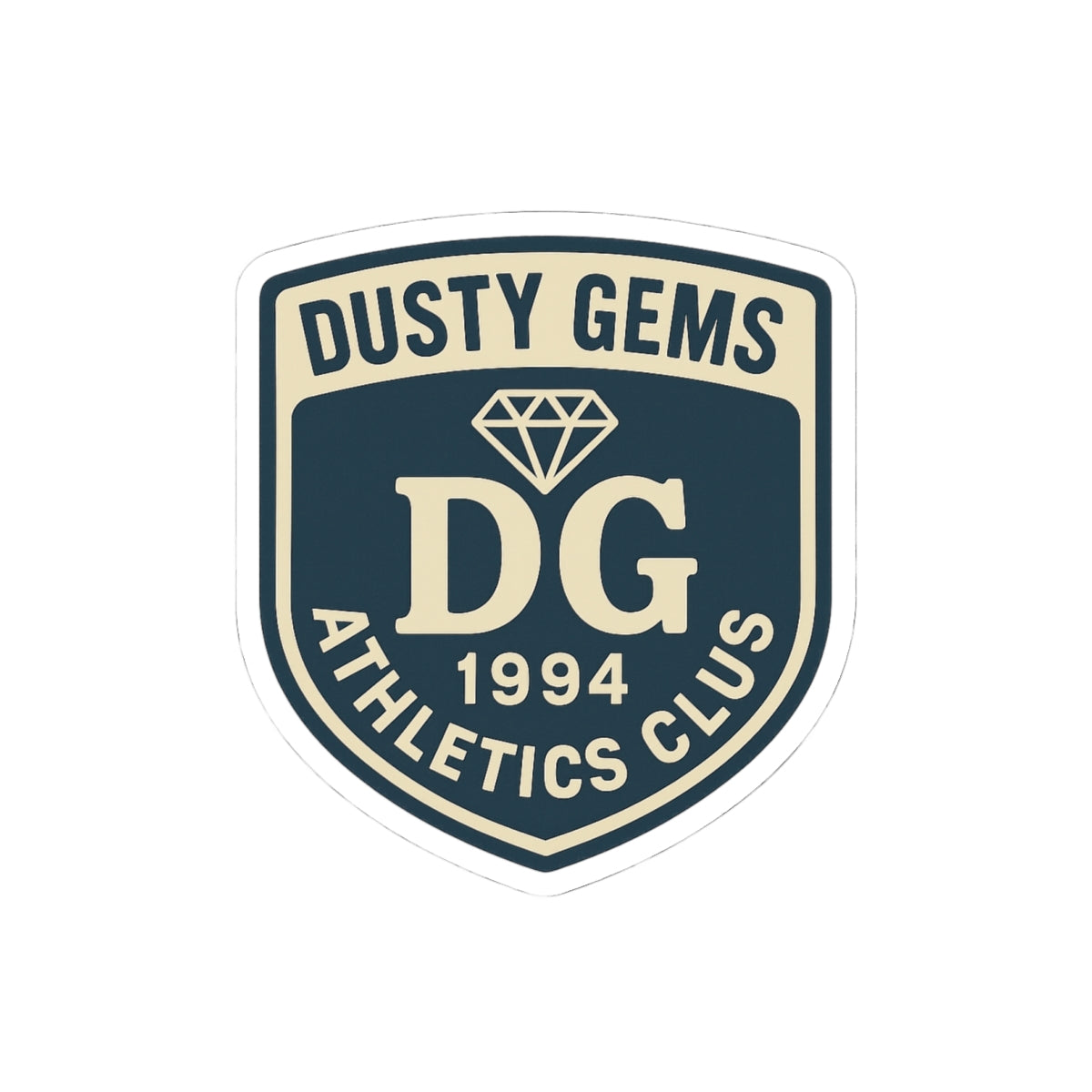 Dusty Gems Athletic Club Sticker