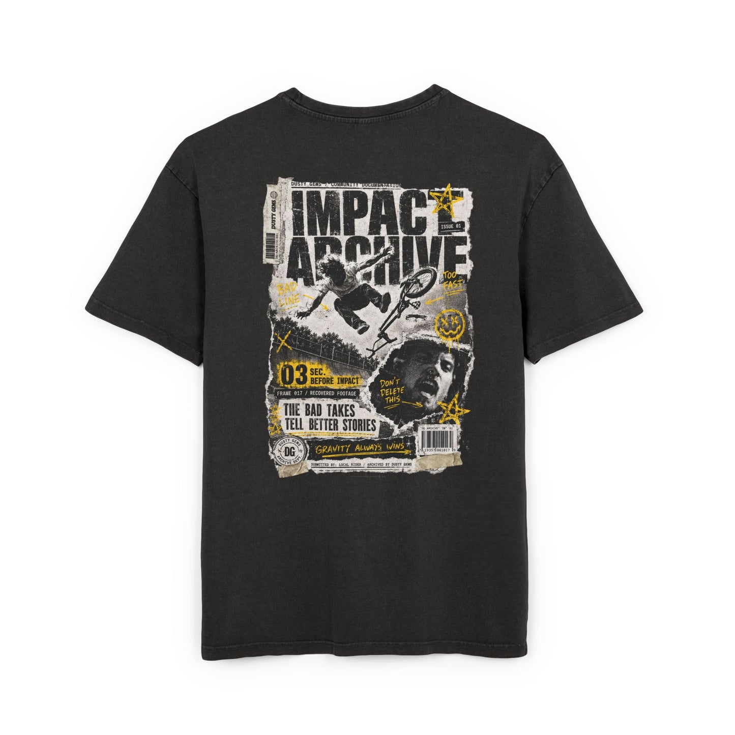 Acid Wash Oversize Tee - 'Impact Archive'
