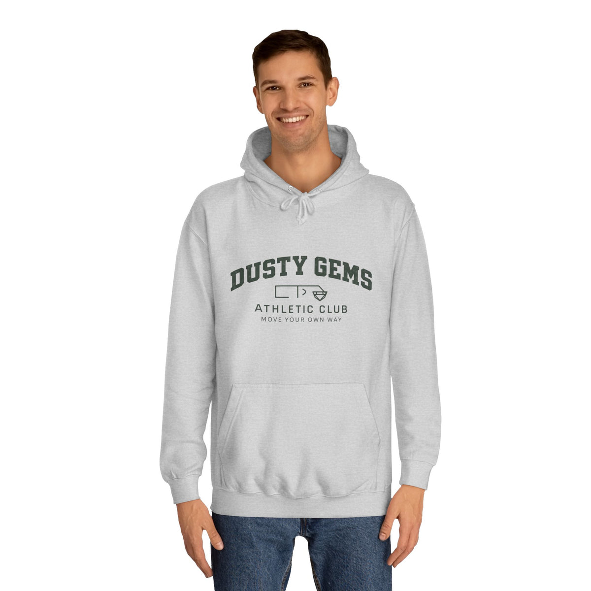Dusty Gems College Hoodie – Move your own way