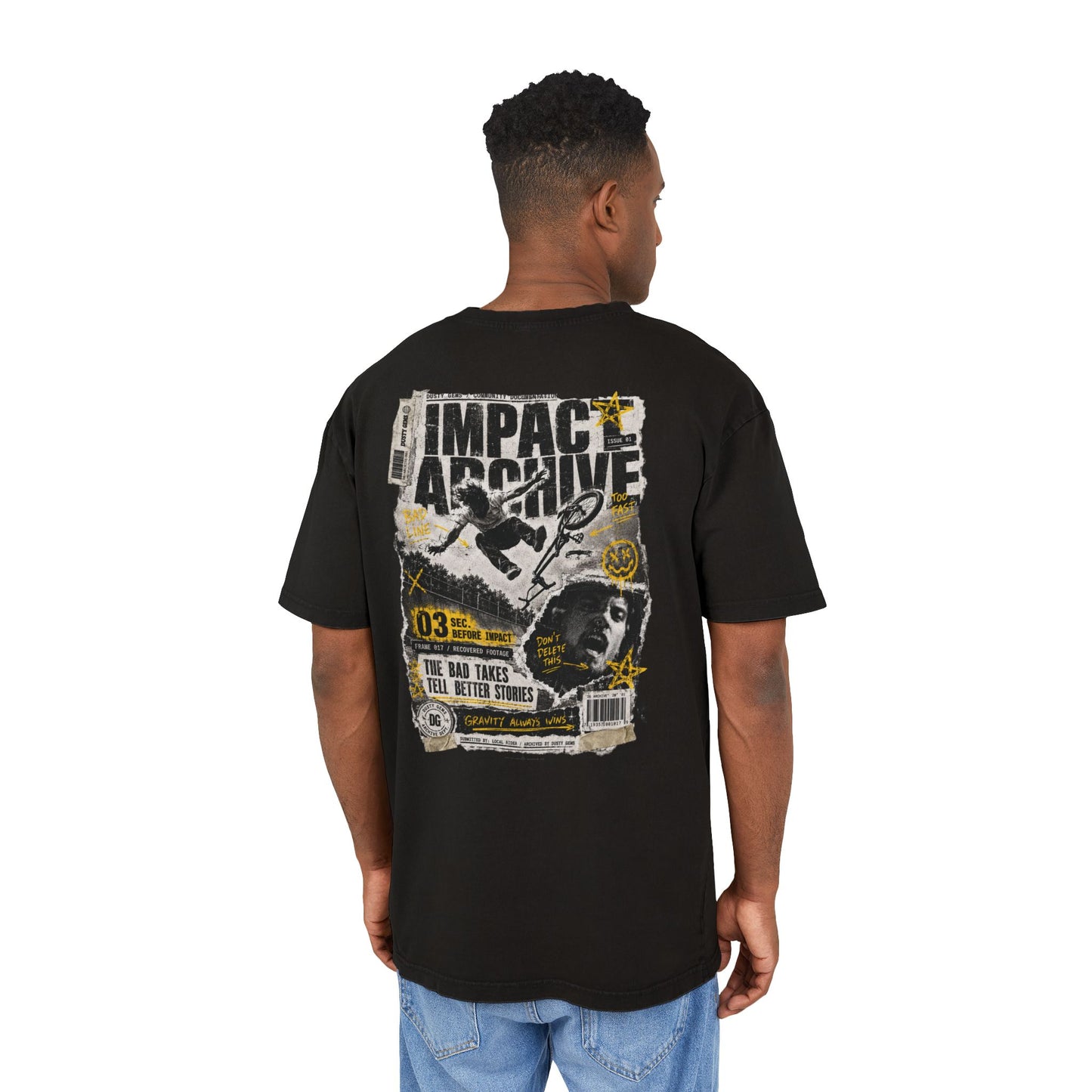 Acid Wash Oversize Tee - 'Impact Archive'
