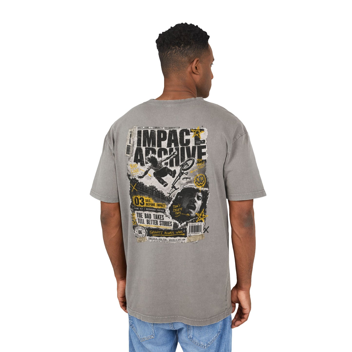 Acid Wash Oversize Tee - 'Impact Archive'