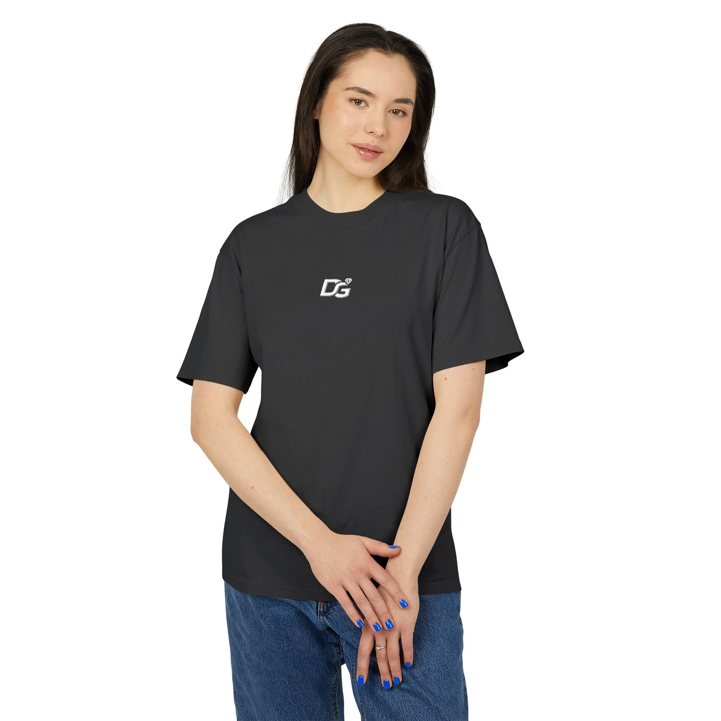 DG Logo Embroidered T-Shirt — Minimalist Streetwear