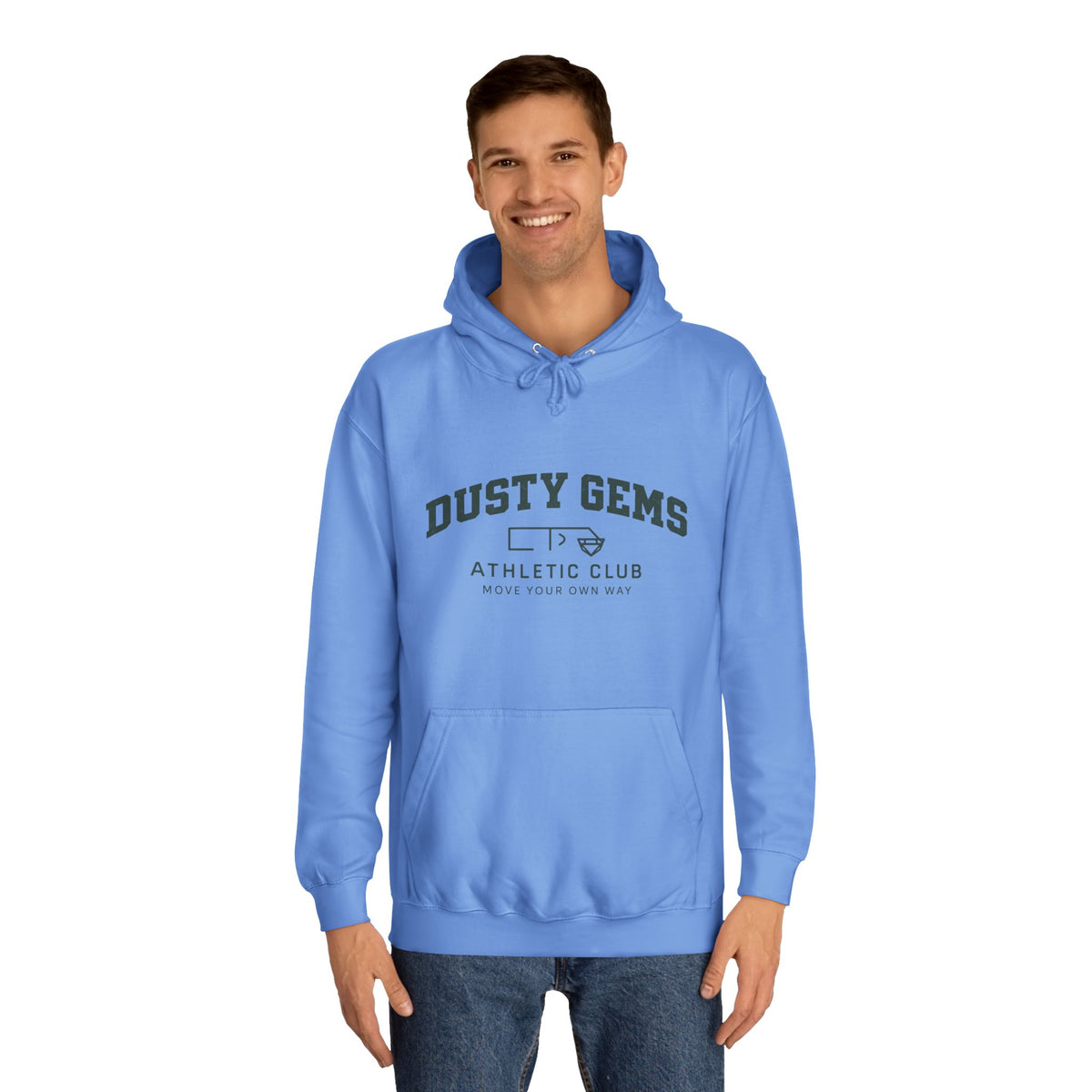 Dusty Gems College Hoodie – Move your own way