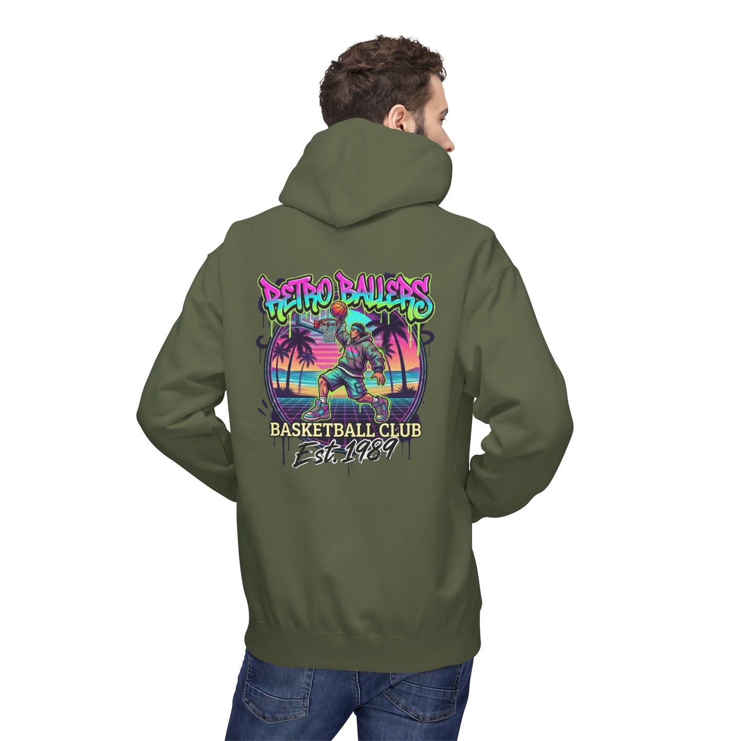 Retro Ballers Basketball Club Hoodie