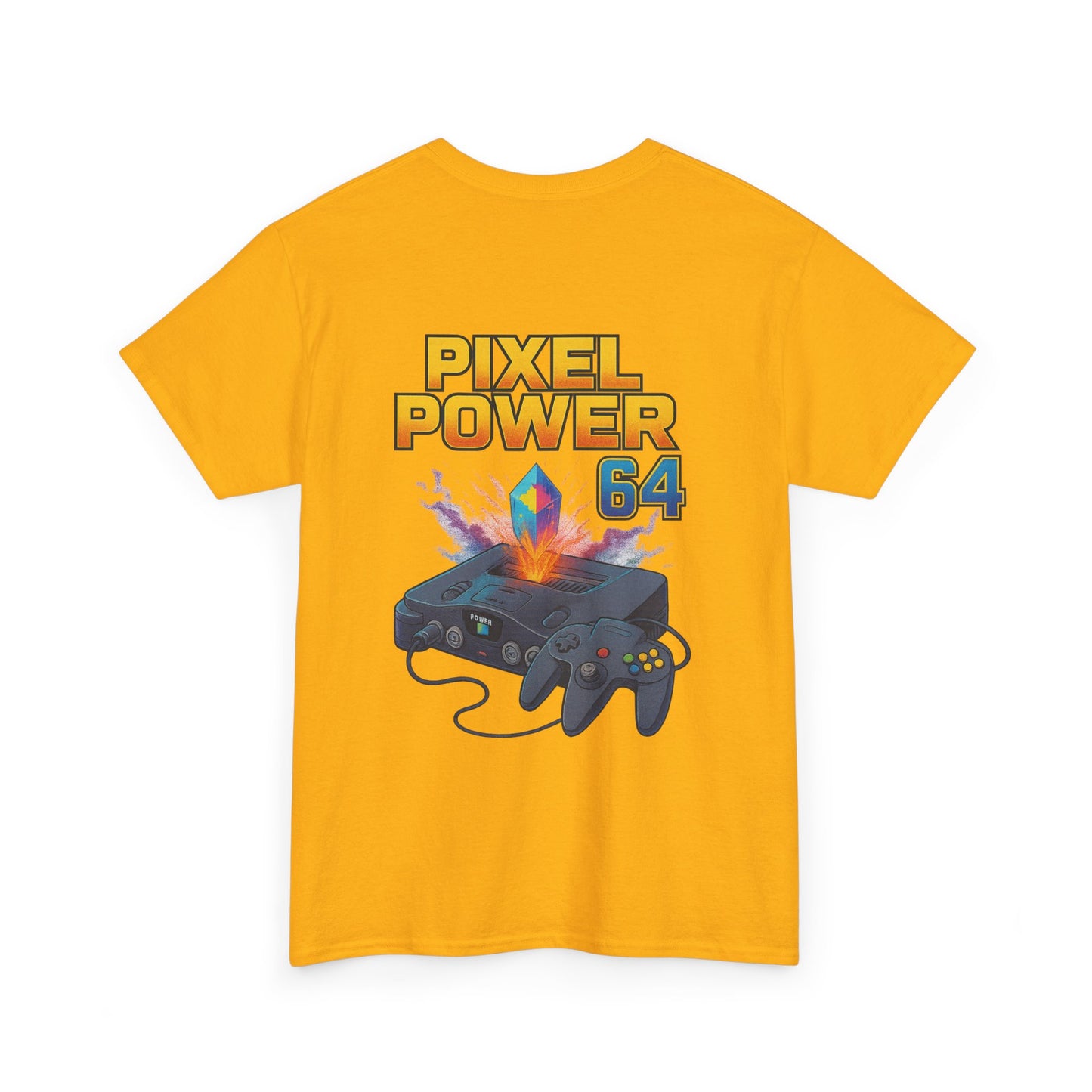 Gaming Inspired Unisex Heavy Cotton Tee, Retro T-Shirt, Video Game Shirt, Gamer Gift, Nostalgic Apparel, Pixel Art Tee