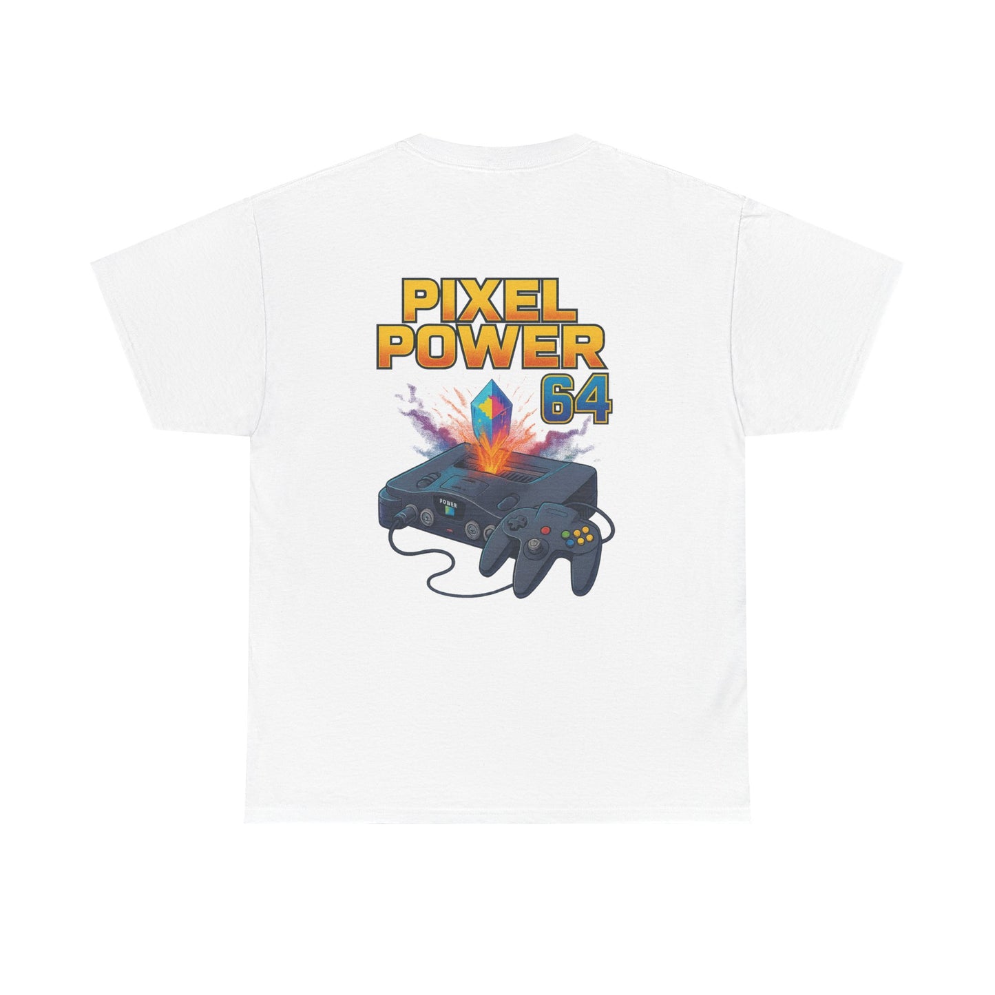 Gaming Inspired Unisex Heavy Cotton Tee, Retro T-Shirt, Video Game Shirt, Gamer Gift, Nostalgic Apparel, Pixel Art Tee