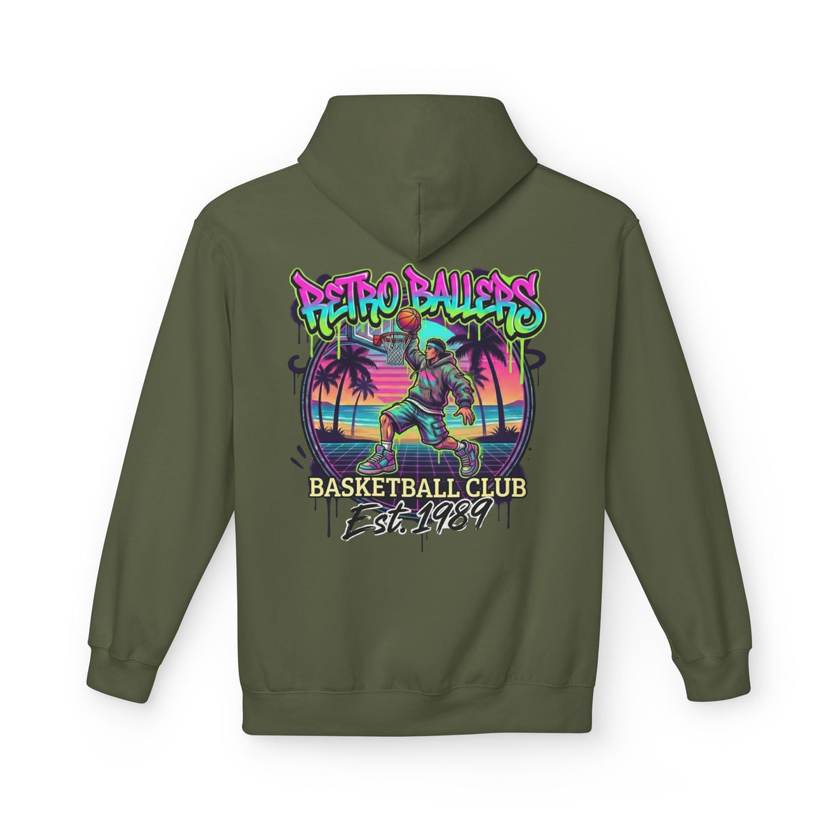 Retro Ballers Basketball Hoodie