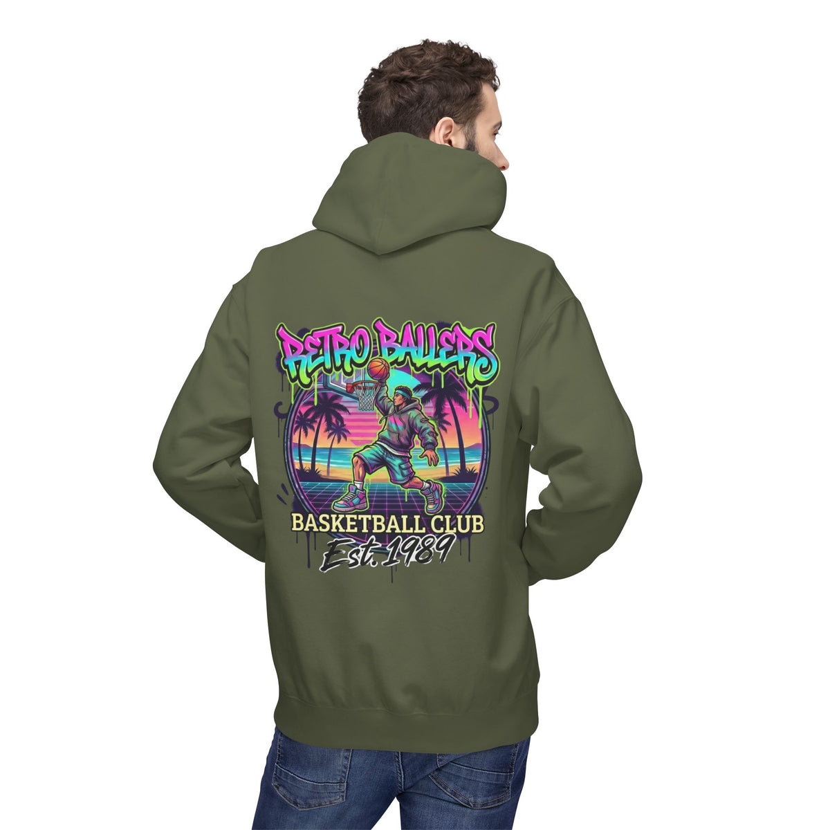 Retro Ballers Basketball Hoodie