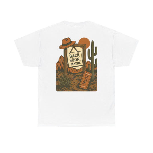 Desert Vibes Tee, Unisex Heavy Cotton T-Shirt, Casual Wear, Gift for Travelers, Summer Outfit, Vacation Essentials, Hiking Apparel