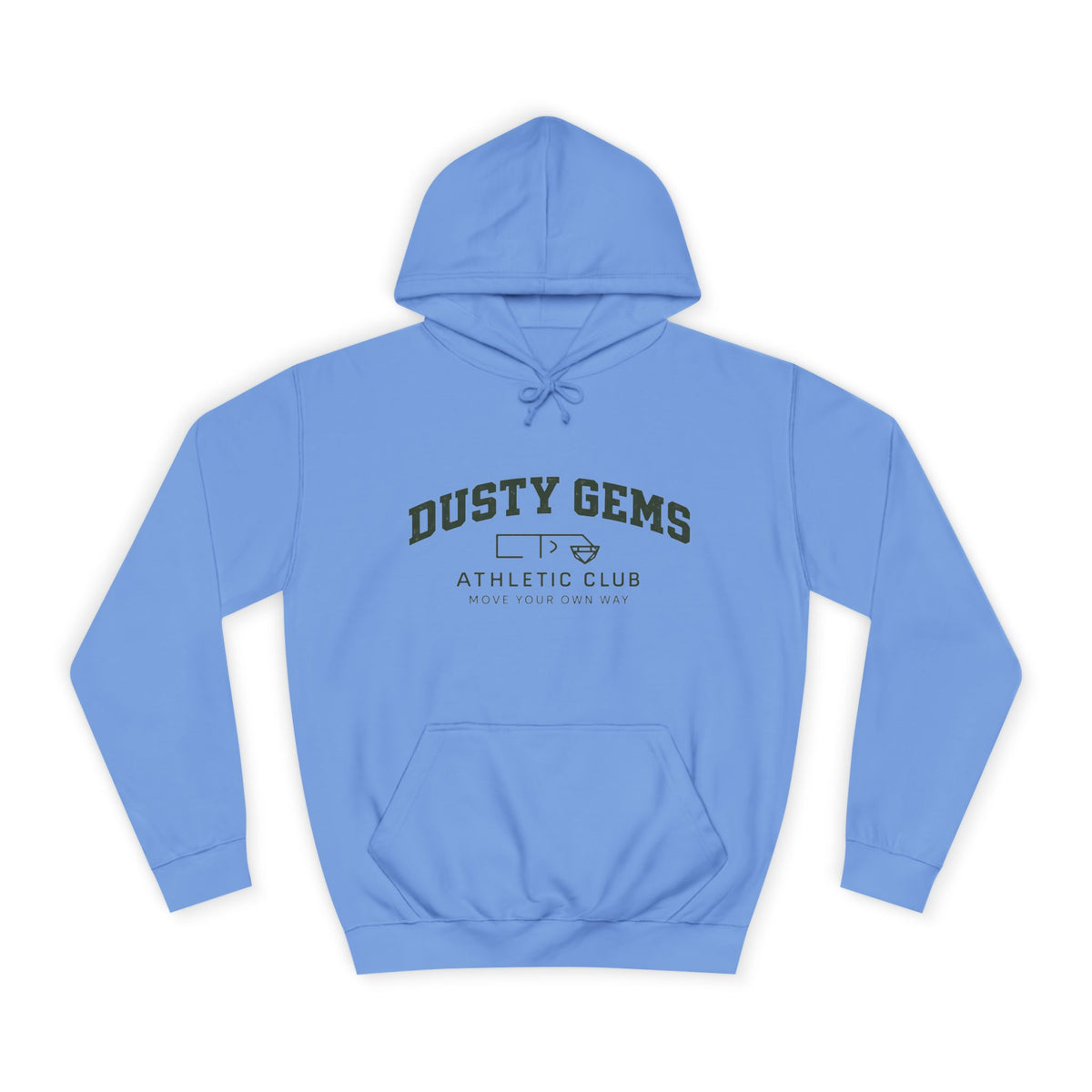 Dusty Gems College Hoodie – Move your own way