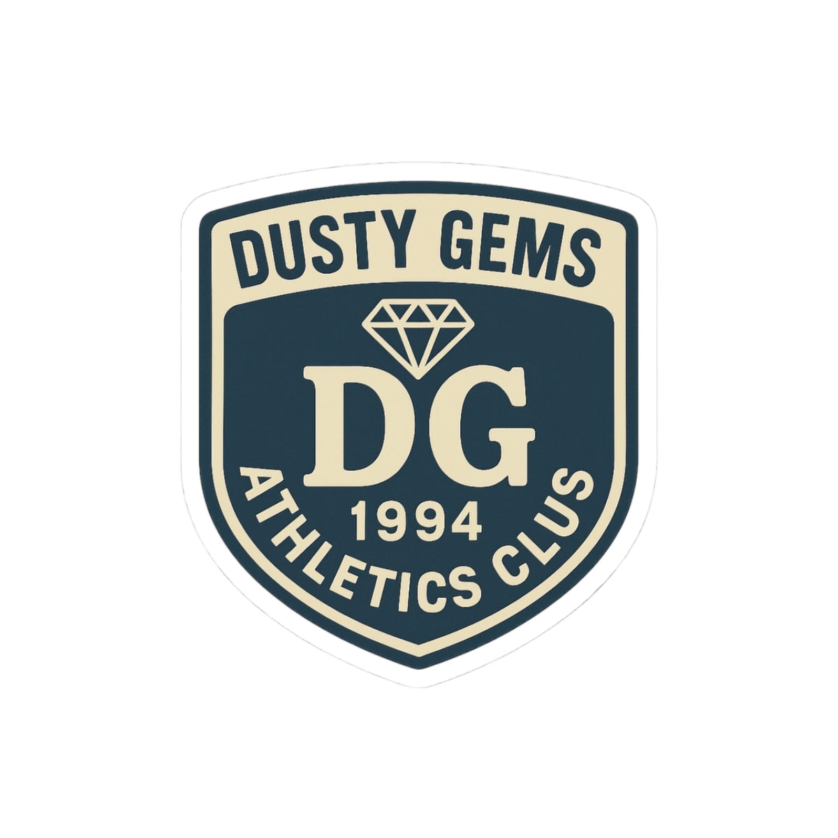 Dusty Gems Athletic Club Sticker