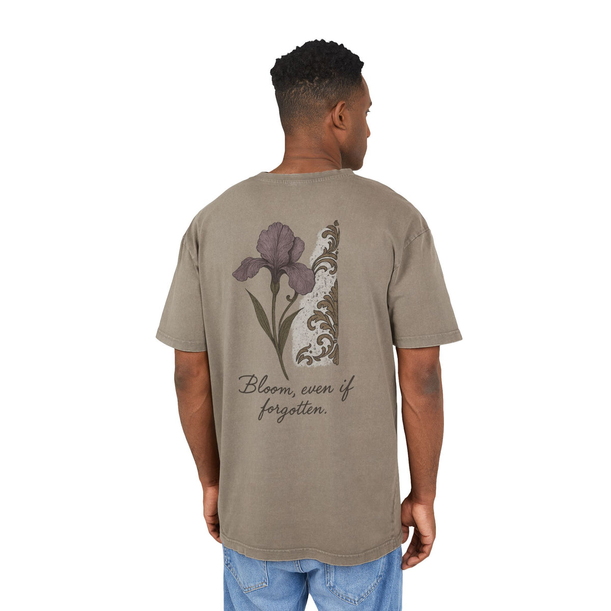 Blooming Oversized Tee | Unisex T-Shirt, Floral Graphic Tee, Inspirational Shirt, Comfortable Wear, Gift Idea