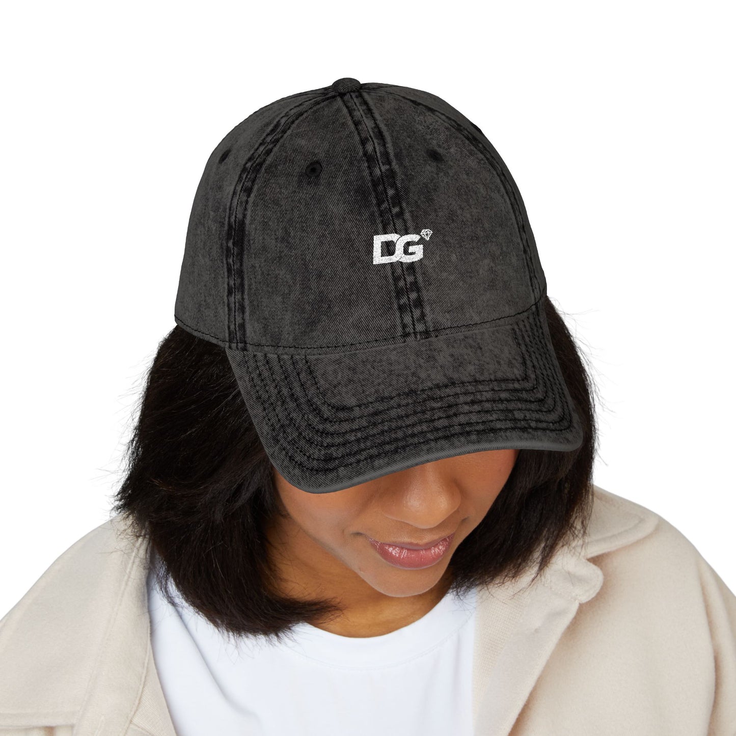 Vintage Washed Embroidered Cap