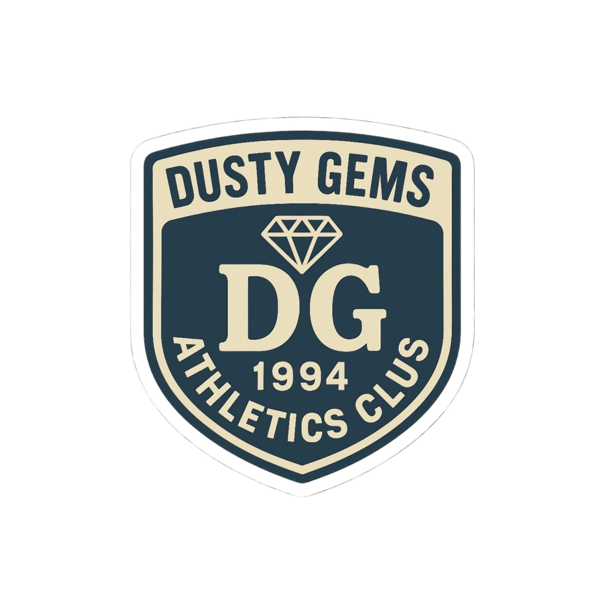Dusty Gems Athletic Club Sticker