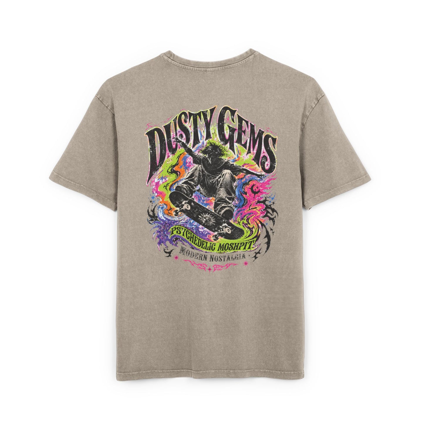 Men's Acid Washed Heavy Oversize Tee