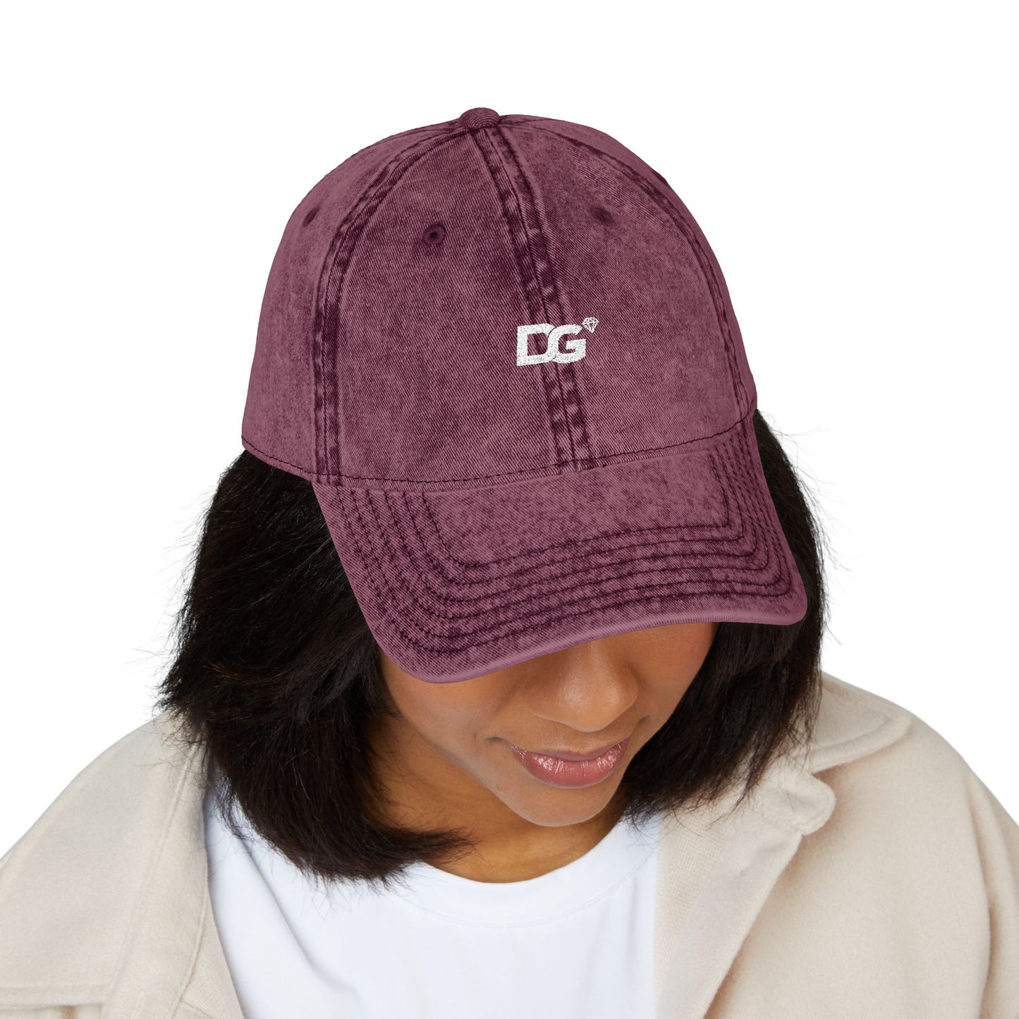 Vintage Washed Embroidered Cap